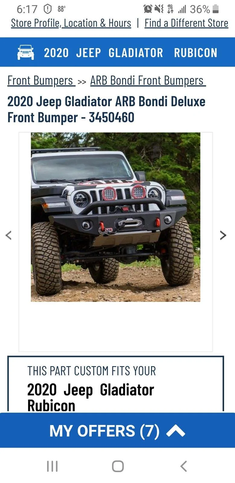 Jeep Gladiator Looking to add a bumper to my Rubicon Screenshot_20200610-181713_Samsung Internet