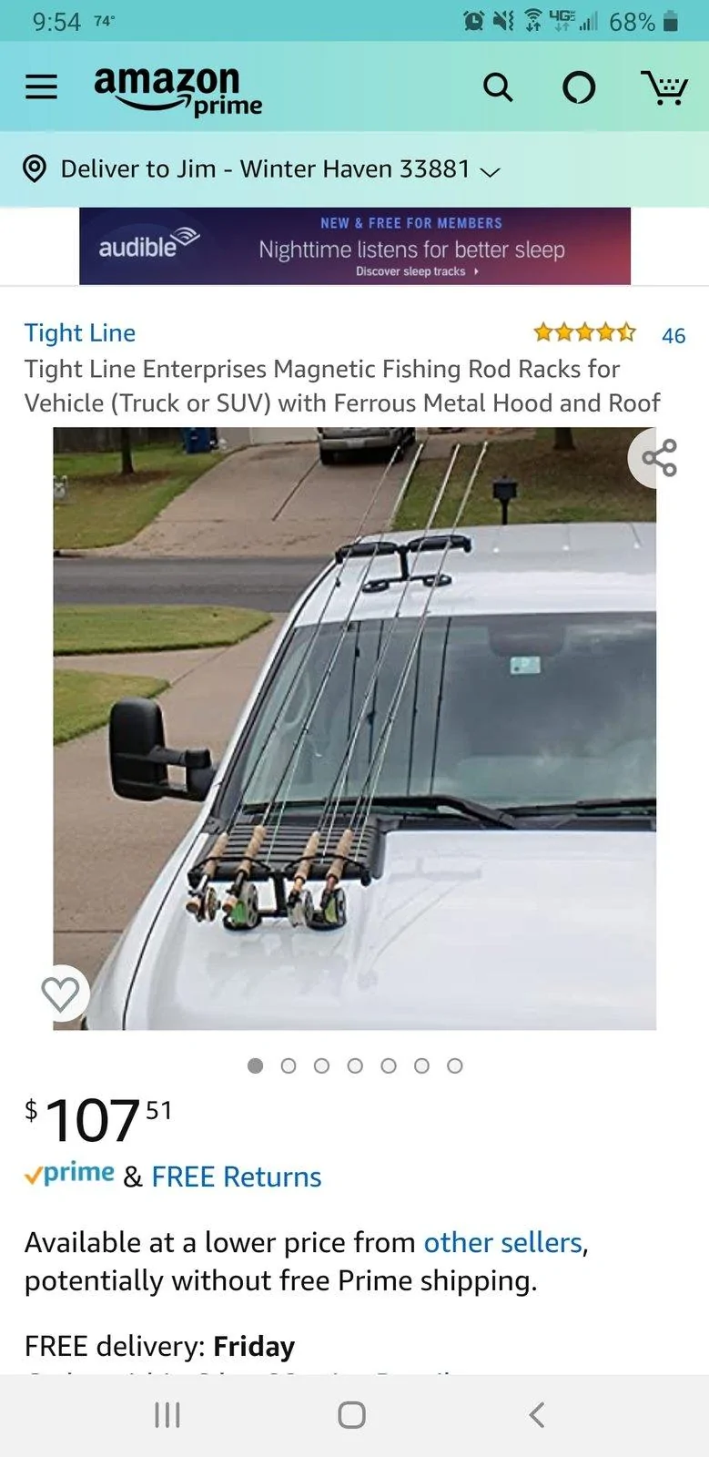 Jeep Gladiator Okay Fisherman, How are YOU transporting your rods? Screenshot_20200610-215447_Amazon Shopping
