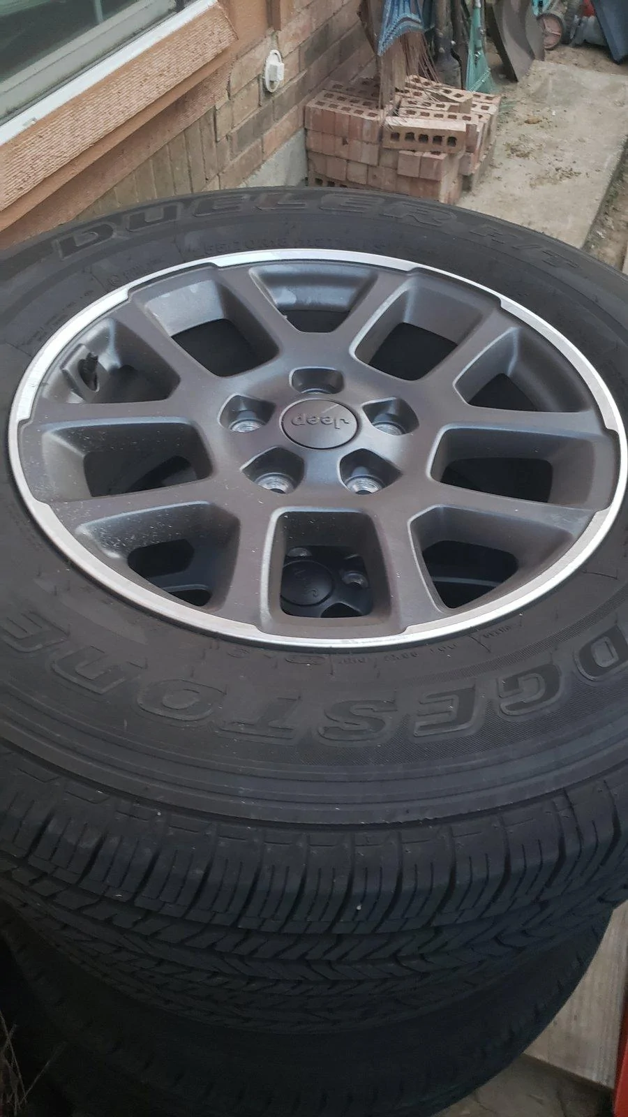 Jeep Gladiator 4 Overland Wheels and Tires plus spare 20200611_205007