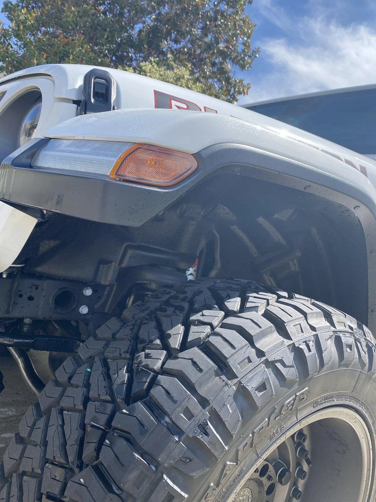 Jeep Gladiator Anyone removed the black trim connected to fender and under wheel wells? imag