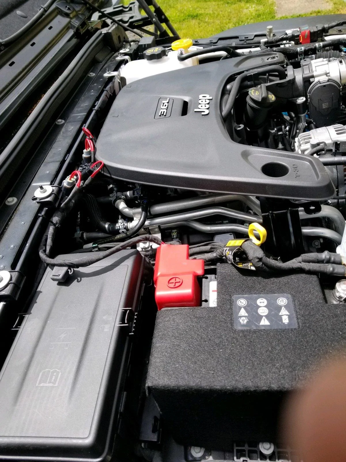 Jeep Gladiator Rubiclone Lunch Addition Aux switch under hood