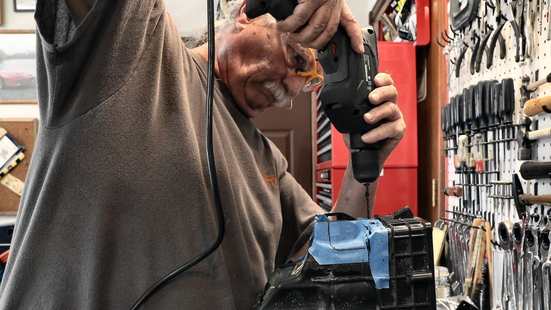 Jeep Gladiator What did you do TO your Gladiator today? [ADMIN WARNING: NO POLITICS, NO GUN TALK] Gladiator, Jun 20, 5_5395, Drilling the Air Box