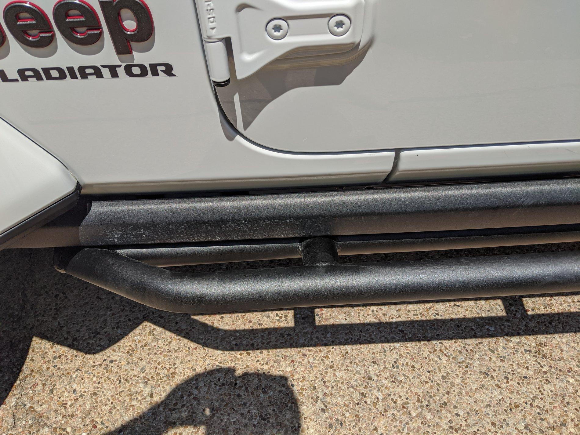 Jeep Gladiator Steps with Rubi Rock Rails IMG_20200614_115447