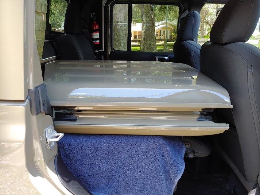 Jeep Gladiator Freedom panel storage idea done more