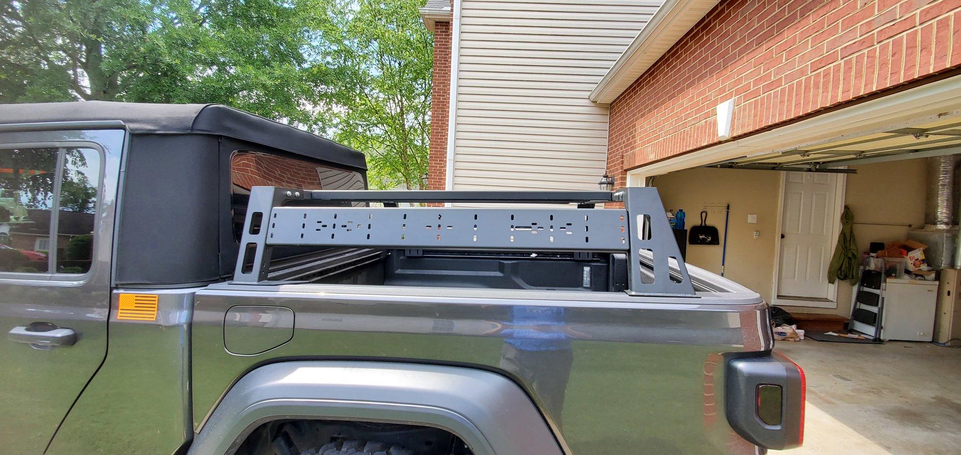 Jeep Gladiator jcr half bed rack $550 for sale 20200614_154909