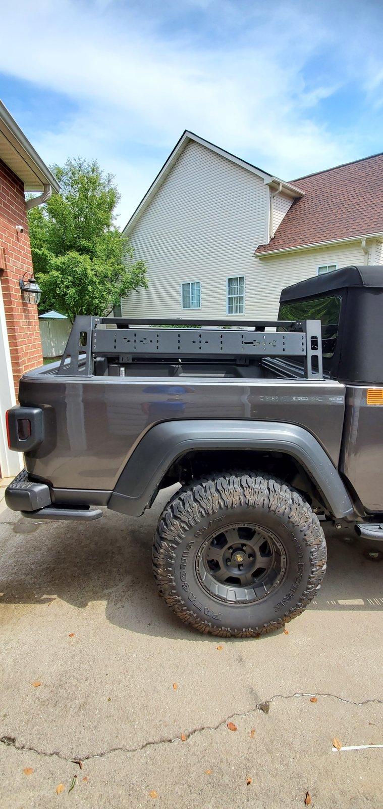 Jeep Gladiator jcr half bed rack $550 for sale 20200614_154924