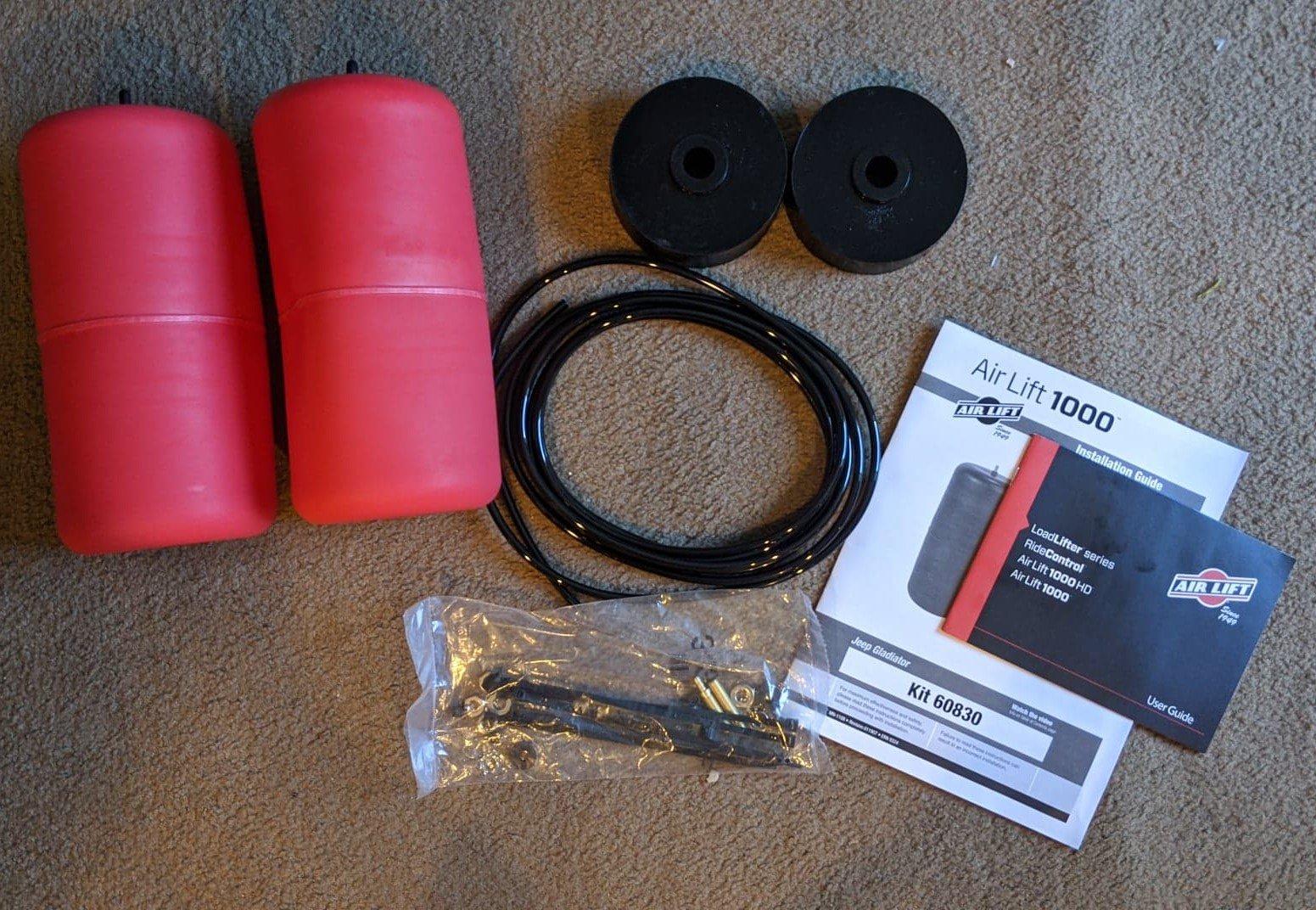 Jeep Gladiator Airlift 1000 Air Bags Installed 83679314_2653709164850778_8700292379803758294_n
