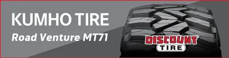 Jeep Gladiator Kumho Road Venture MT71 |  Maximum Traction ADV_DT_Kumho_Road_Venture_MT71_468x120_20200211(1)
