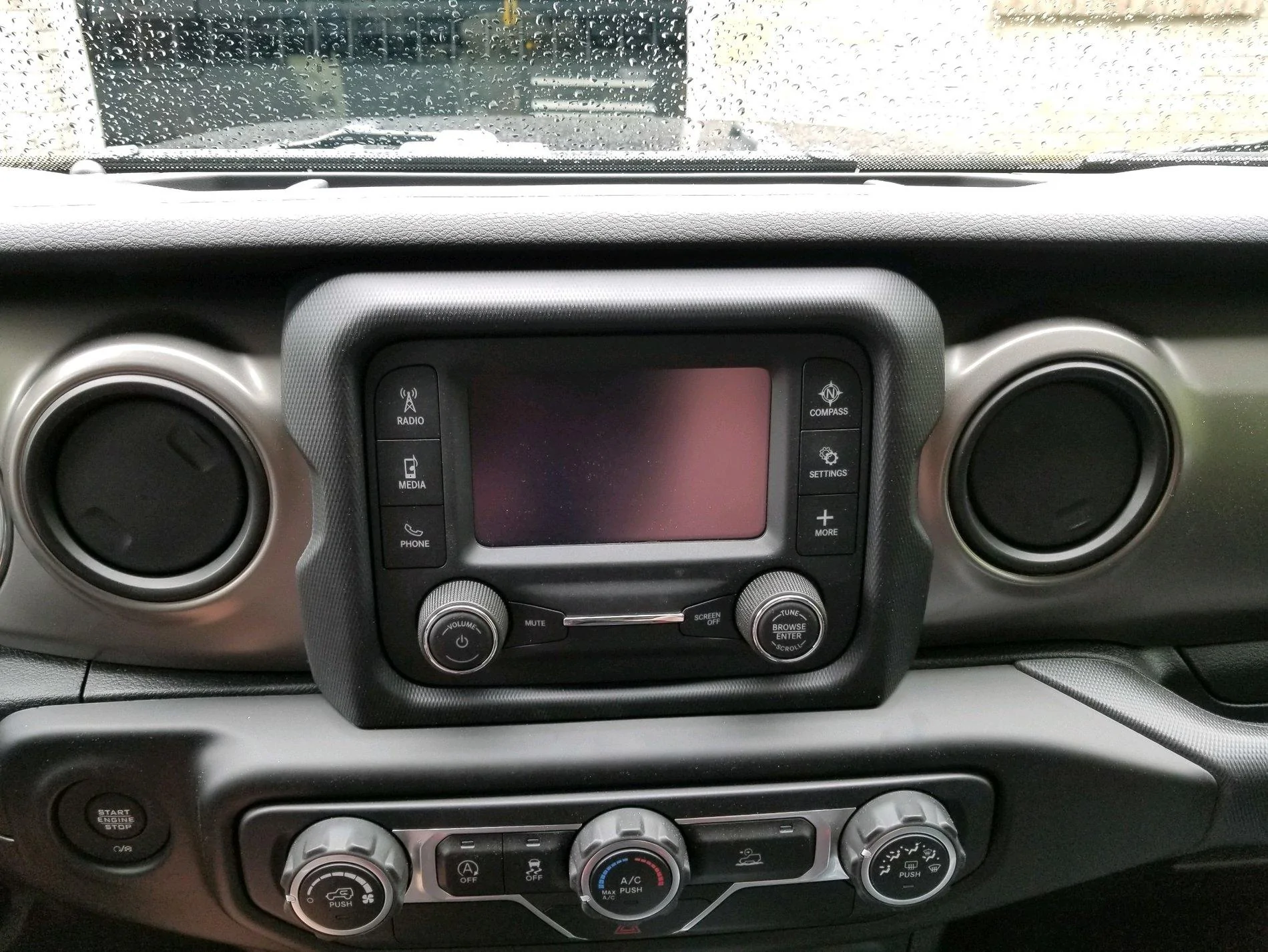 Jeep Gladiator Looking for Tablet Mount Option Radio front