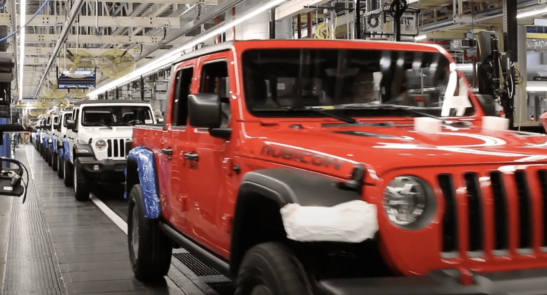 Jeep Gladiator Summer Shutdown Cancelled at Toledo Plant to Meet Gladiator Demand Jeep Gladiator Production Assembly Plant Toledo