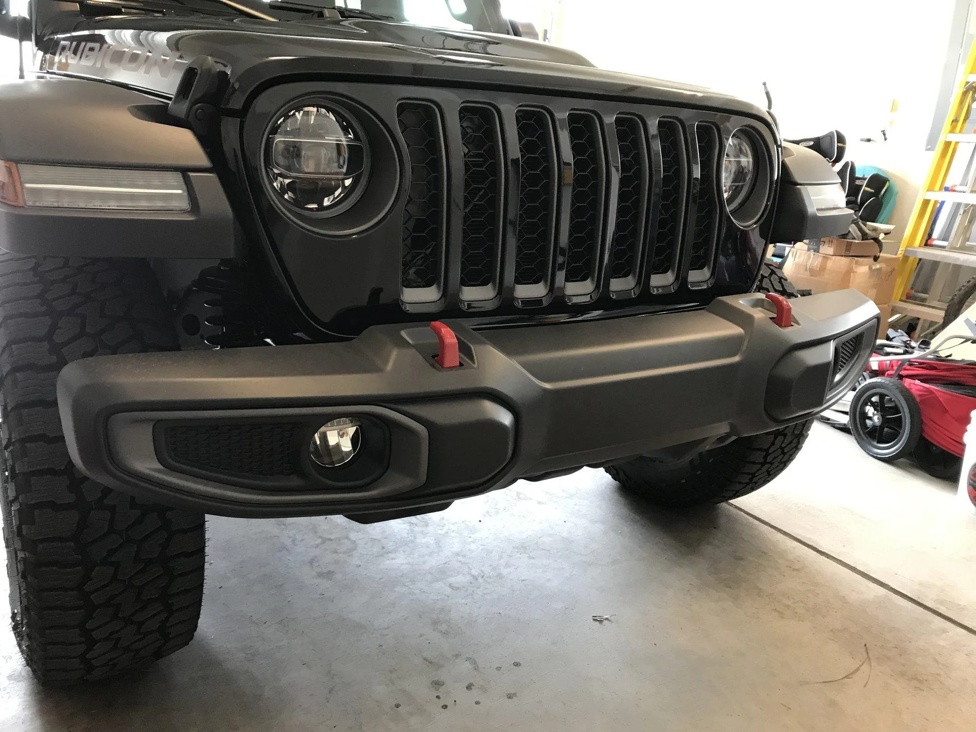 Jeep Gladiator OEM Rubicon Plastic Bumper w/LED Fog Lights 1F43CEF8-A0AB-4665-98C6-488B5FFECD1D
