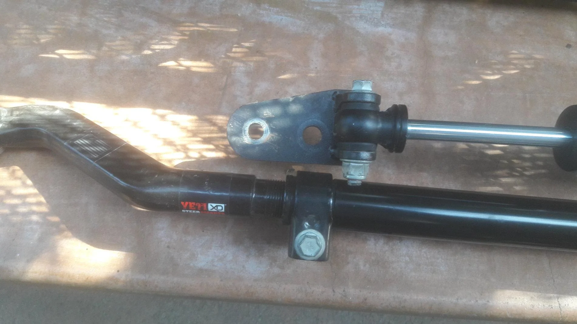 Jeep Gladiator USED (LESS THAN 100 MILES) Steersmarts Tie Rod (complete) & Fox Steering Stabilizer 20200617_160514