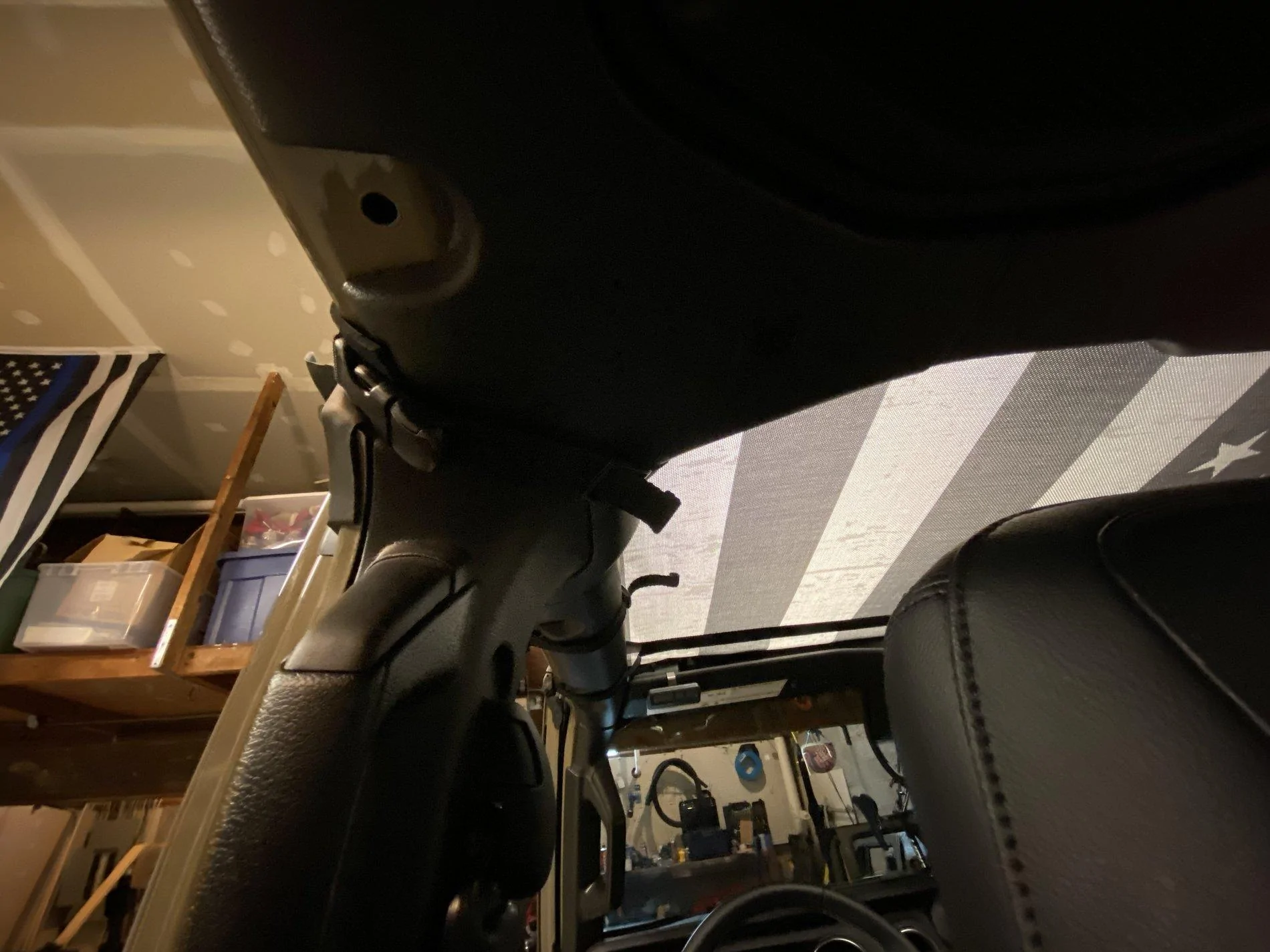 Jeep Gladiator Just installed JTop flag sunshade. 278C1007-D31A-4D0A-A3C8-644961E712EB