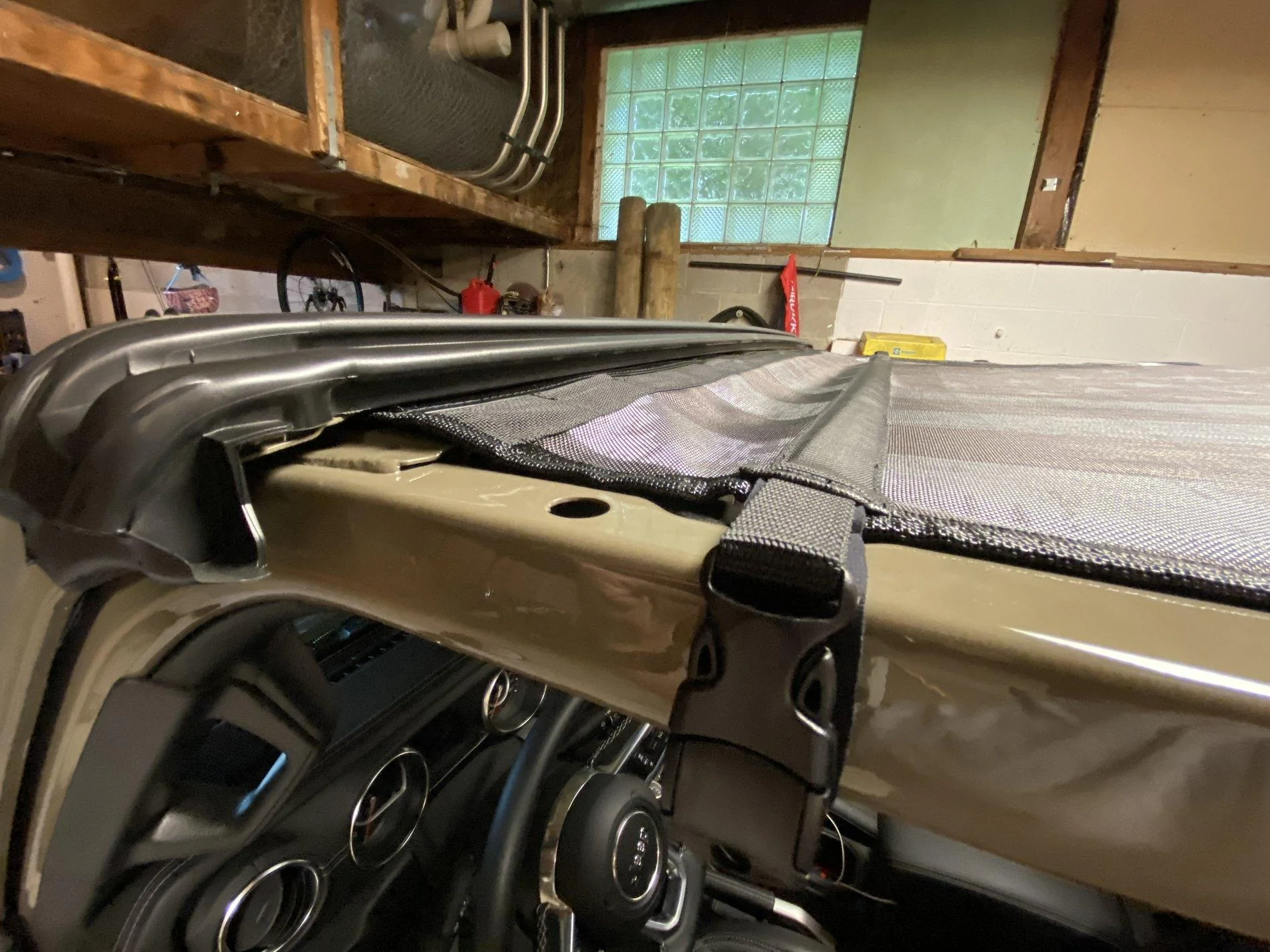Jeep Gladiator Just installed JTop flag sunshade. 42C02BFC-04B4-4498-AB93-A3E241AB5B53