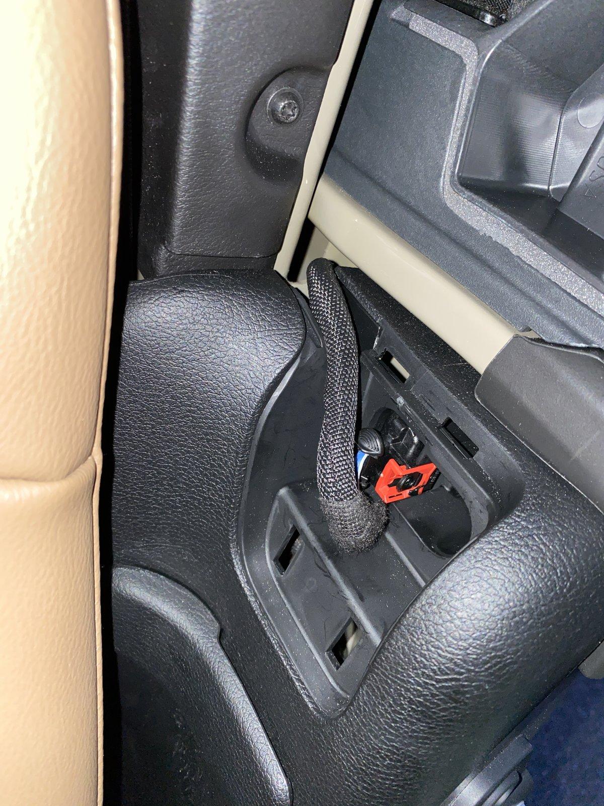Jeep Gladiator Cover for rear defrost wiring harness (hard to soft top conversion) image