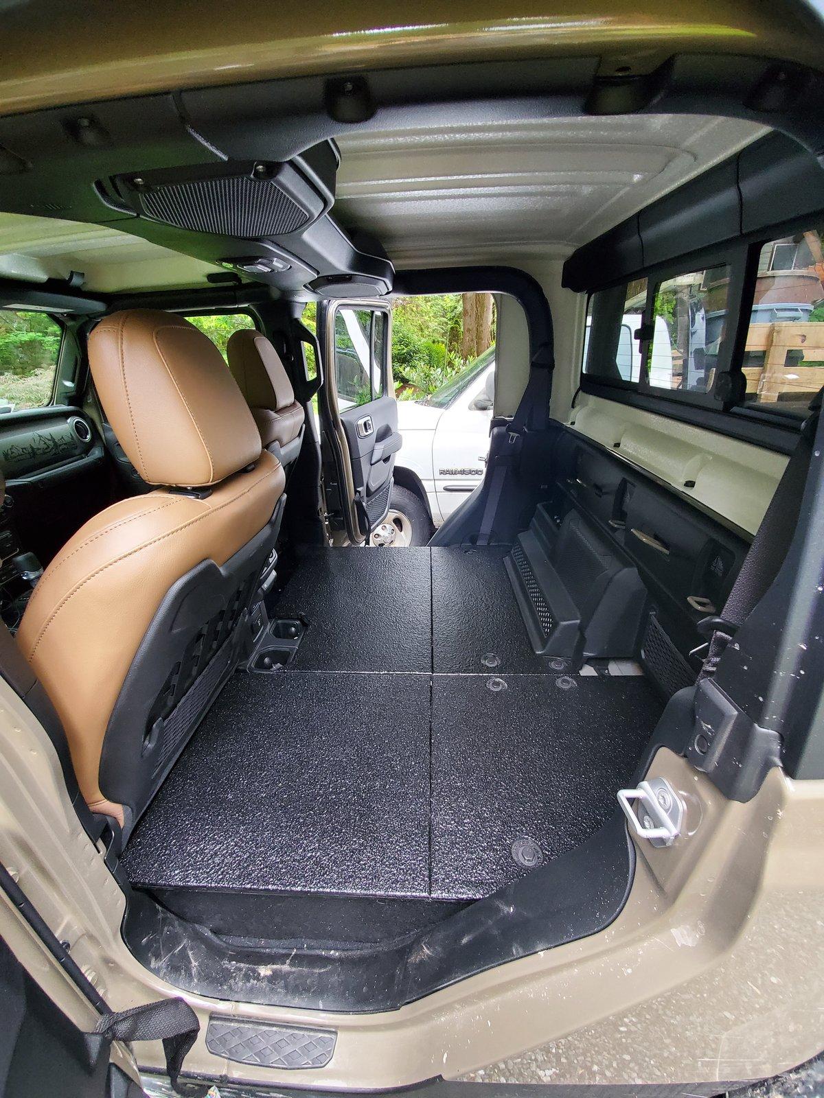 Jeep Gladiator Goose Gear Rear Seat Delete Replacement 20200620_162415