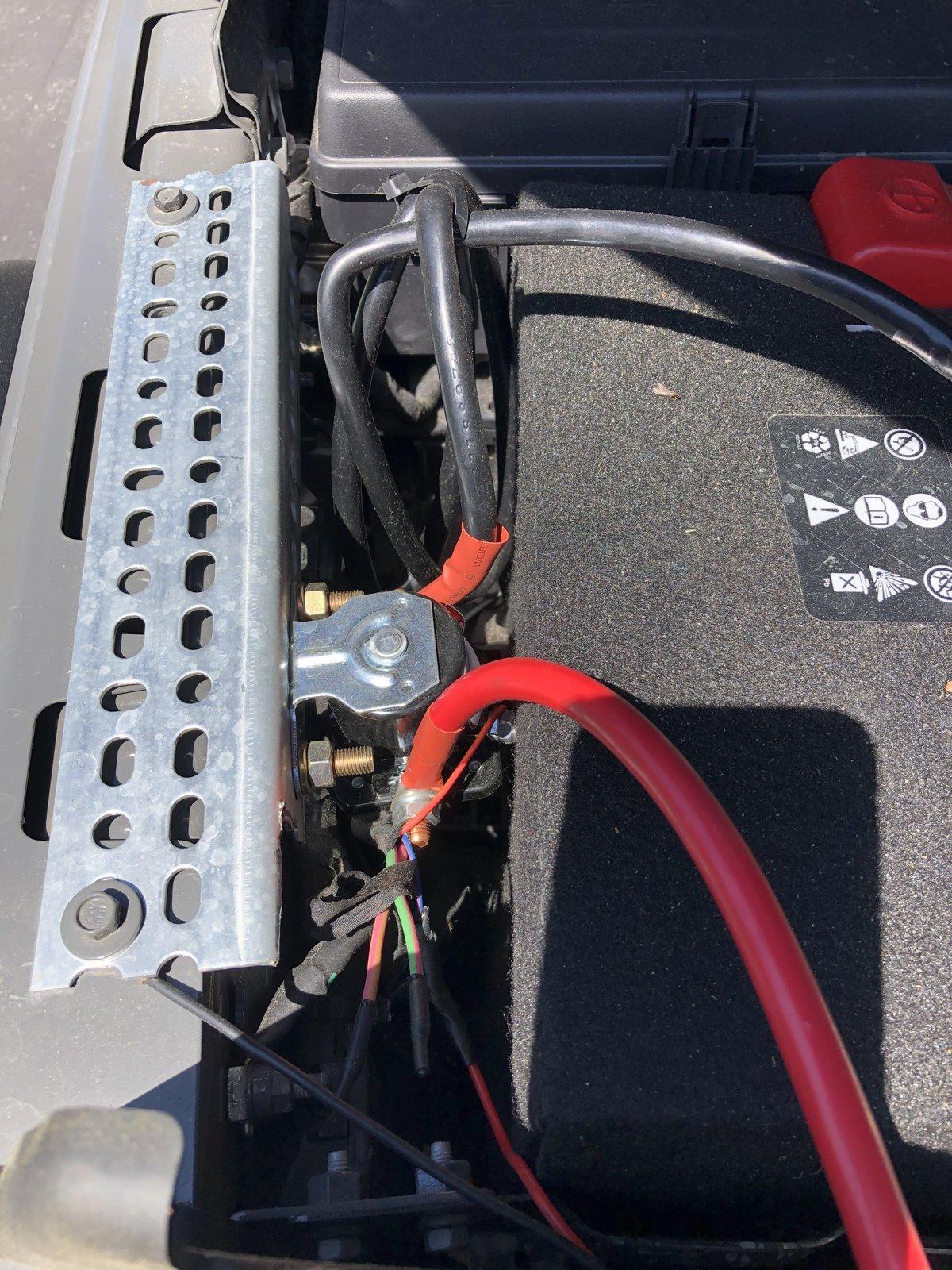 Jeep Gladiator where are you powering the winch? IMG_1276