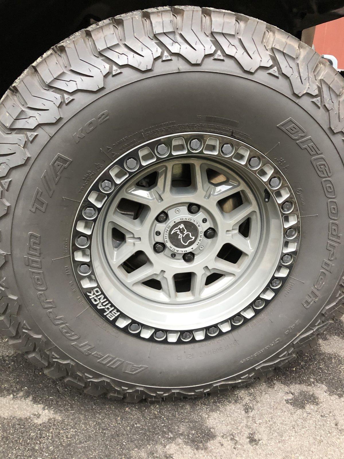 Jeep Gladiator Black Rhino Kelsey Wheels - ONLY $450.00 For Set 99593FB9-32B6-4866-8A15-7ECC77D54E6C