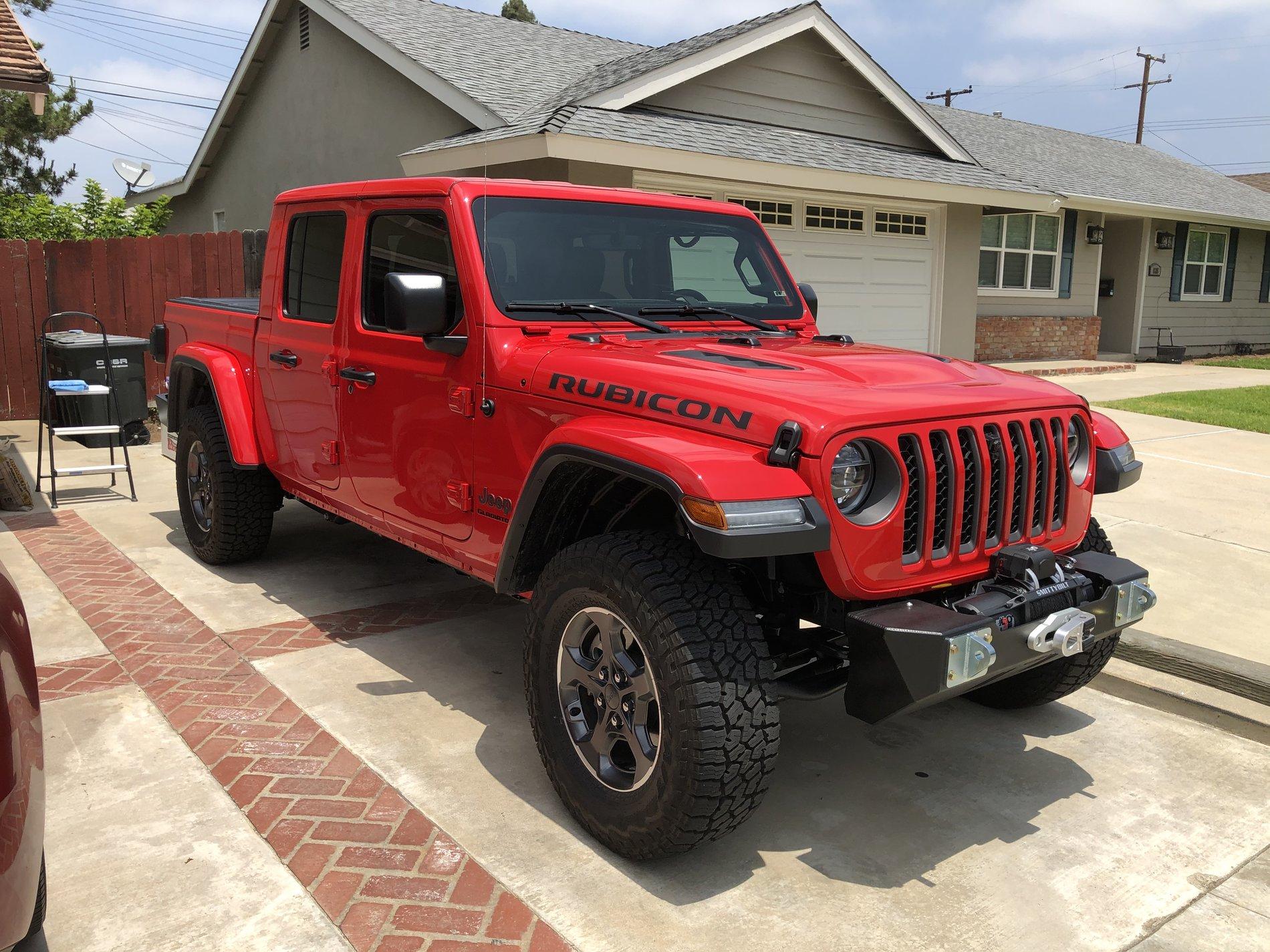 Jeep Gladiator Seeing red in SoCal! Watch G.G. (Gladys the Gladiator) transform! 93E78BE9-8A34-4ED4-AECA-58207BD0C394