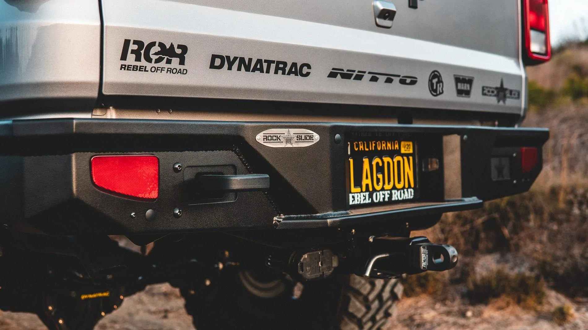 Jeep Gladiator Rock-Slide Engineering JT Rigid Rear Bumper + Rear Step Slider e-g00004