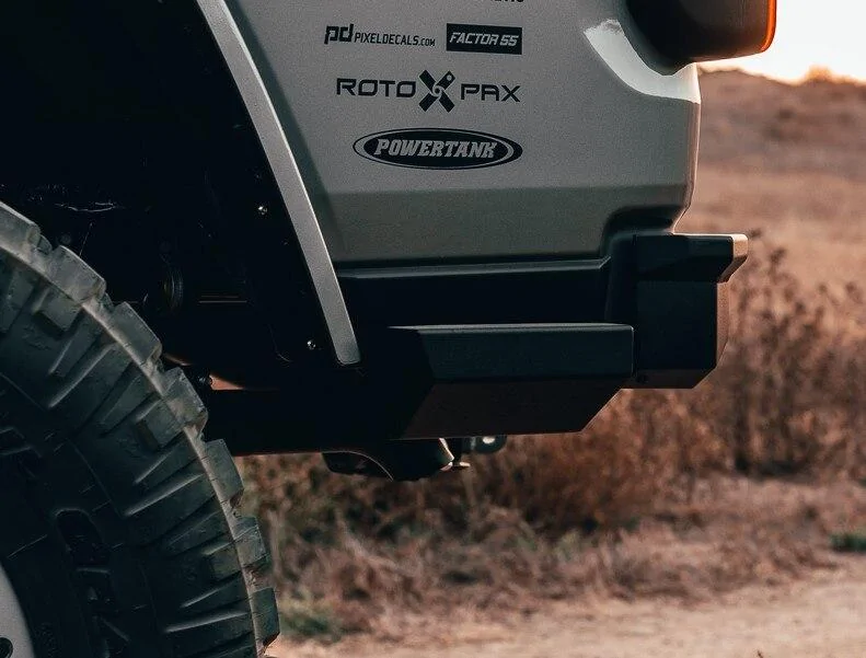Jeep Gladiator Rock-Slide Engineering JT Rigid Rear Bumper + Rear Step Slider e-g00044-2-