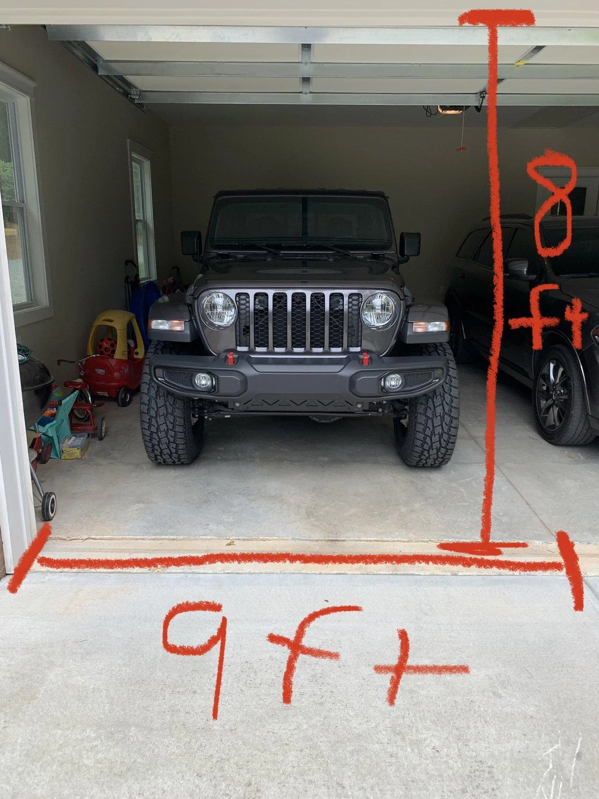 Jeep Gladiator Lift/tires vs standard garage opening 4D98E78E-ADD5-4AC9-9A8A-6F10DBC74DED