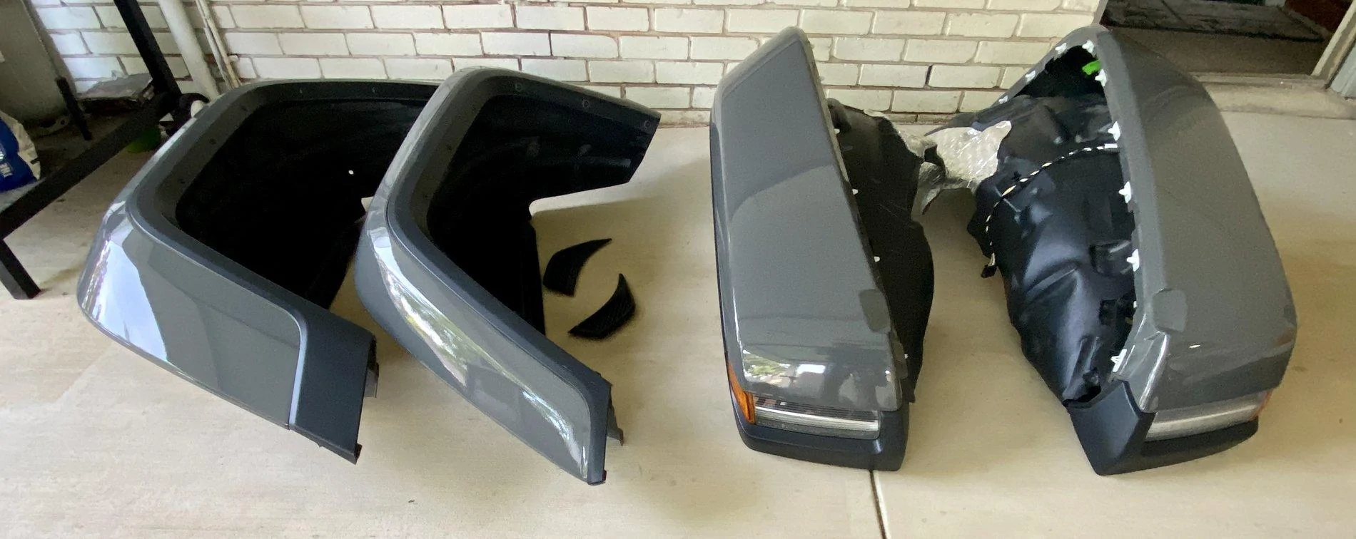 Jeep Gladiator Overland Sting Gray Fender Flares with LED DRLs IMG-3279
