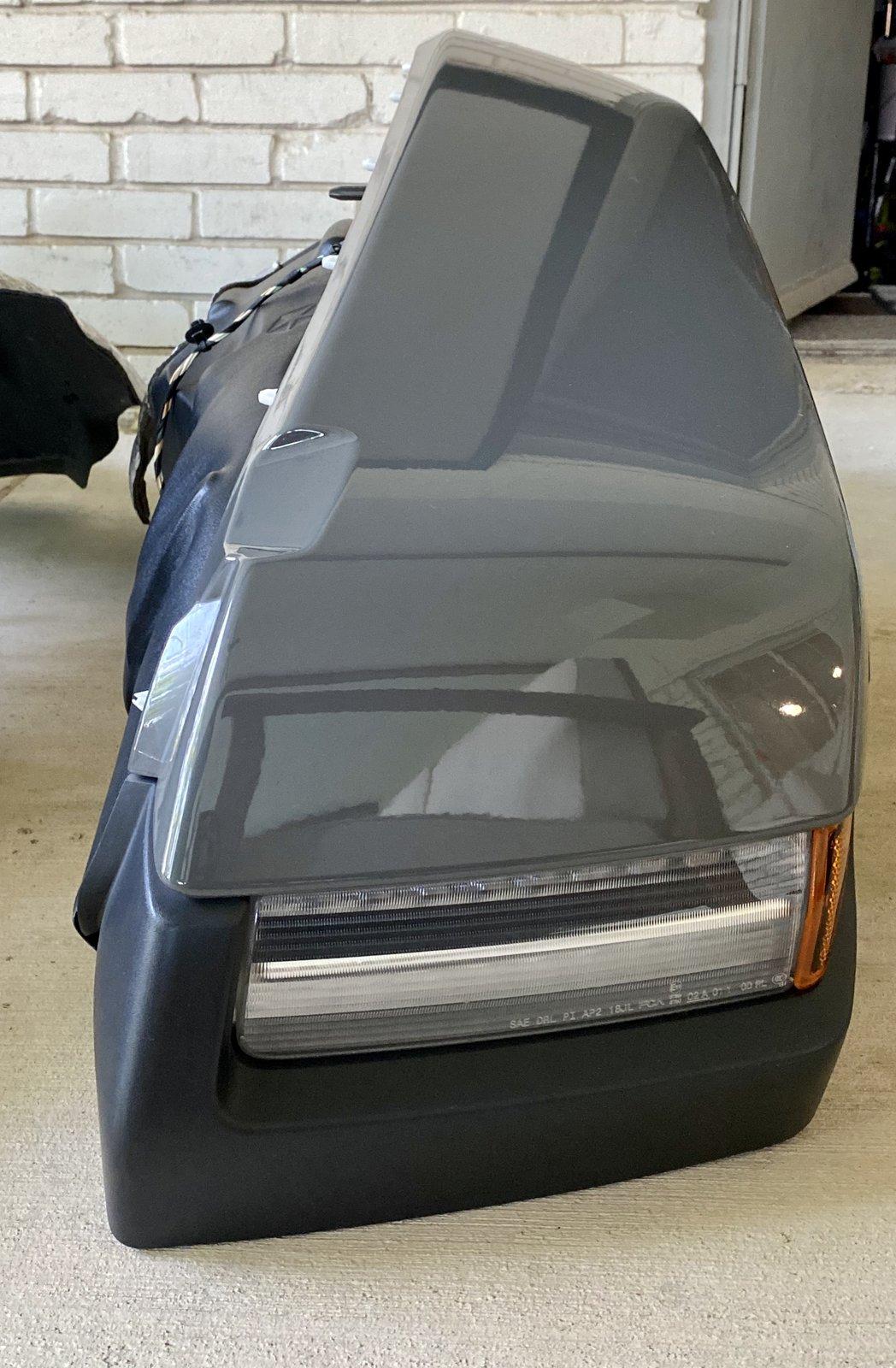 Jeep Gladiator Overland Sting Gray Fender Flares with LED DRLs IMG-3281