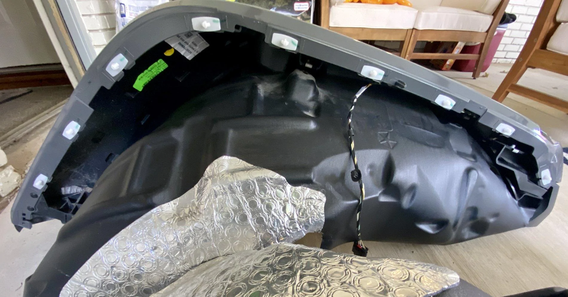 Jeep Gladiator Overland Sting Gray Fender Flares with LED DRLs IMG-3283