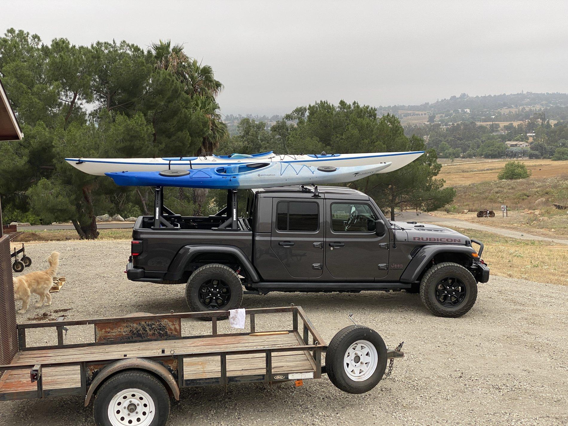 Jeep Gladiator Bed rack/storage for kayaks img_4843-