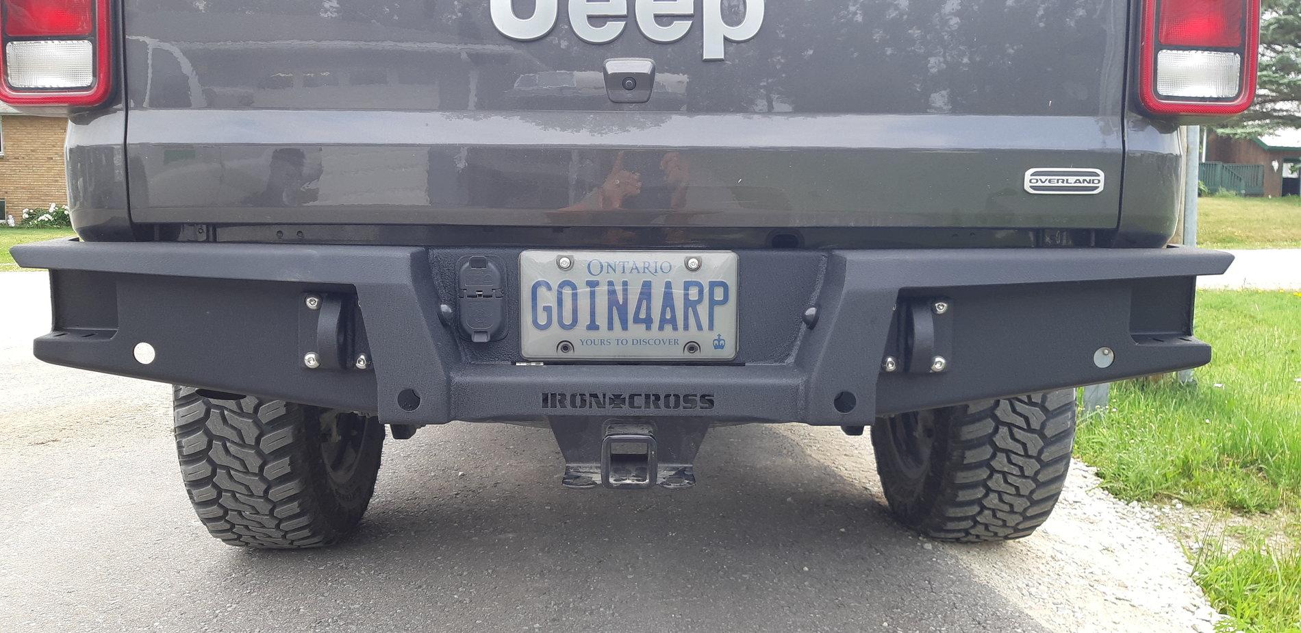 Jeep Gladiator Need help/ideas for Iron Cross rear bumper 20200622_172814
