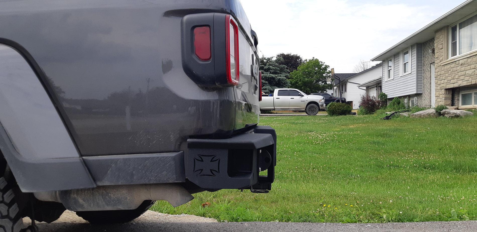 Jeep Gladiator Need help/ideas for Iron Cross rear bumper 20200622_172829