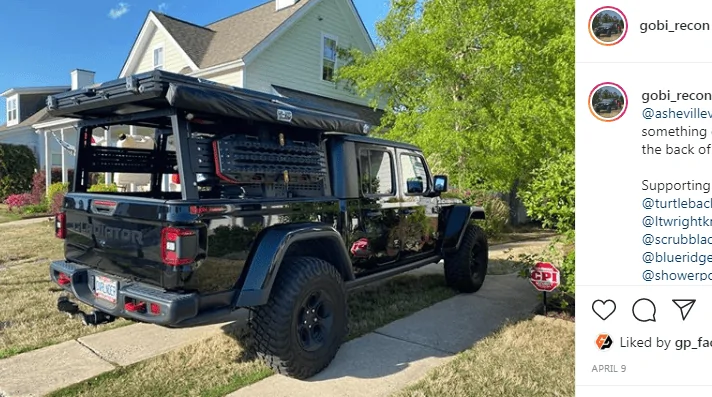 Jeep Gladiator 2.5" lift question for a 600lb constant load Alu-Cab Gen 3 RTT'd JTR 1593094882157