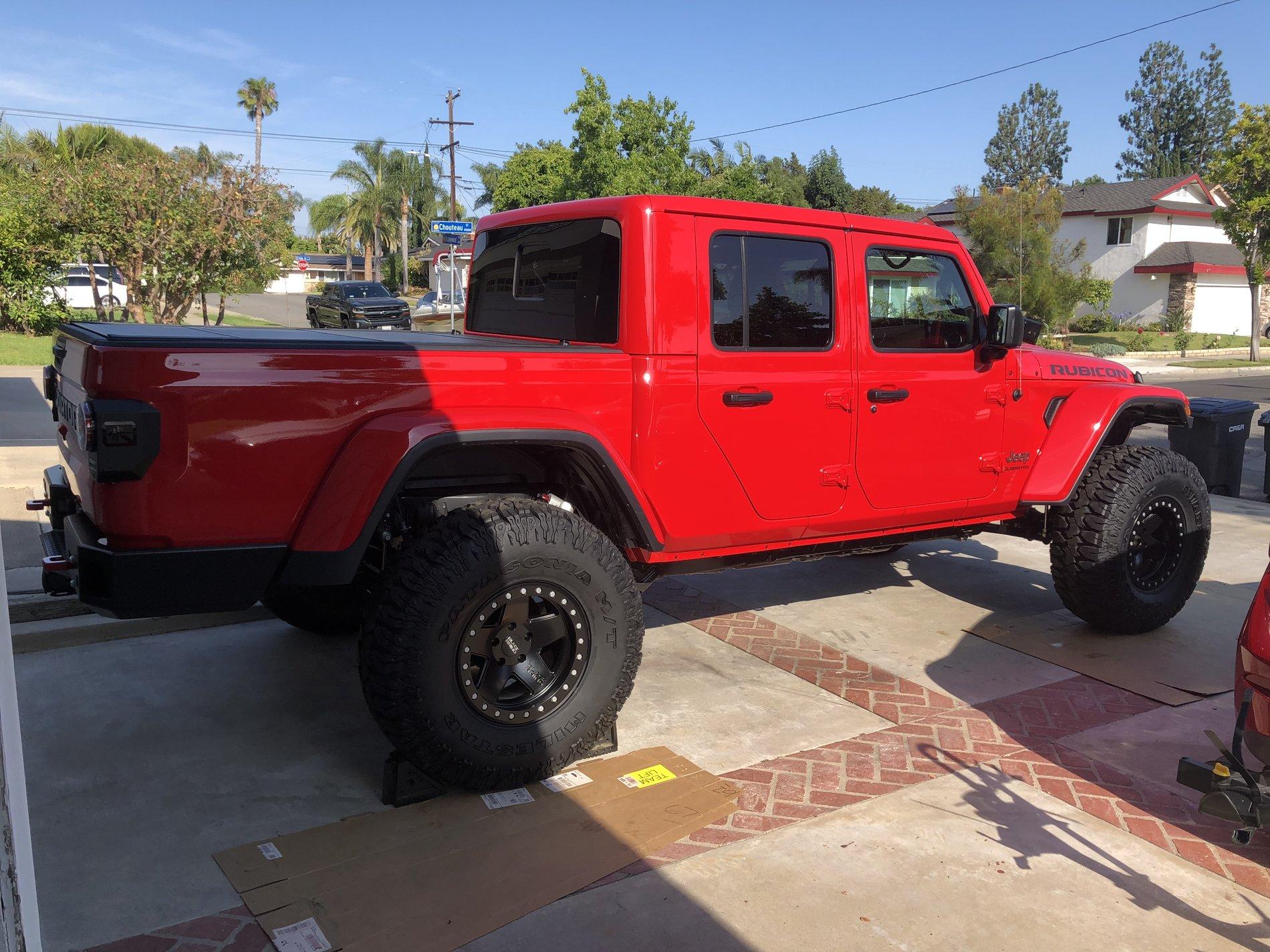 Jeep Gladiator Seeing red in SoCal! Watch G.G. (Gladys the Gladiator) transform! FA1CF1EE-74BE-472D-9427-14C273B02E17