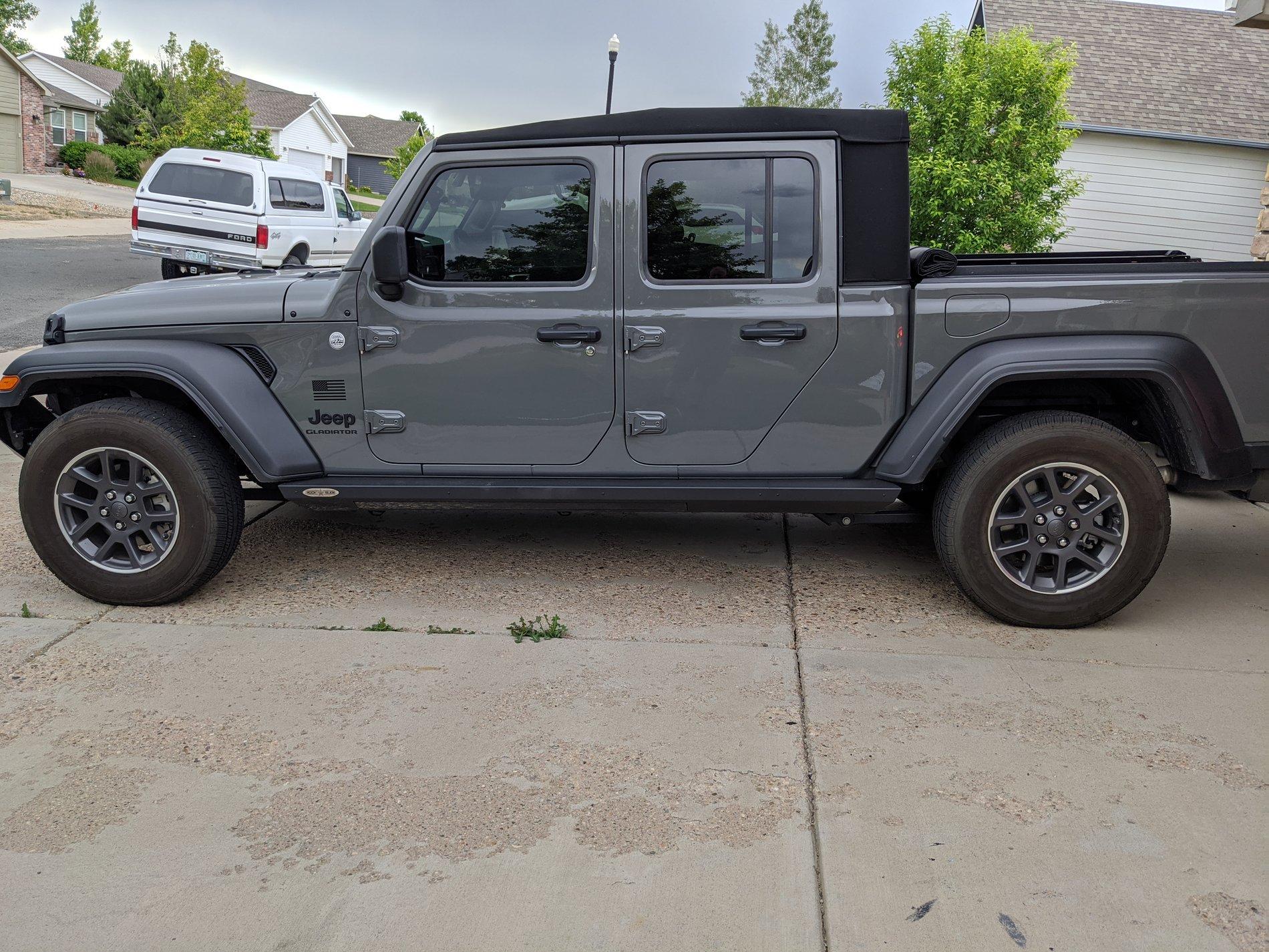 Jeep Gladiator 4 - Jeep Gladiator Overland Rims and Tires with TPMS and factory spare IMG_20200623_182040