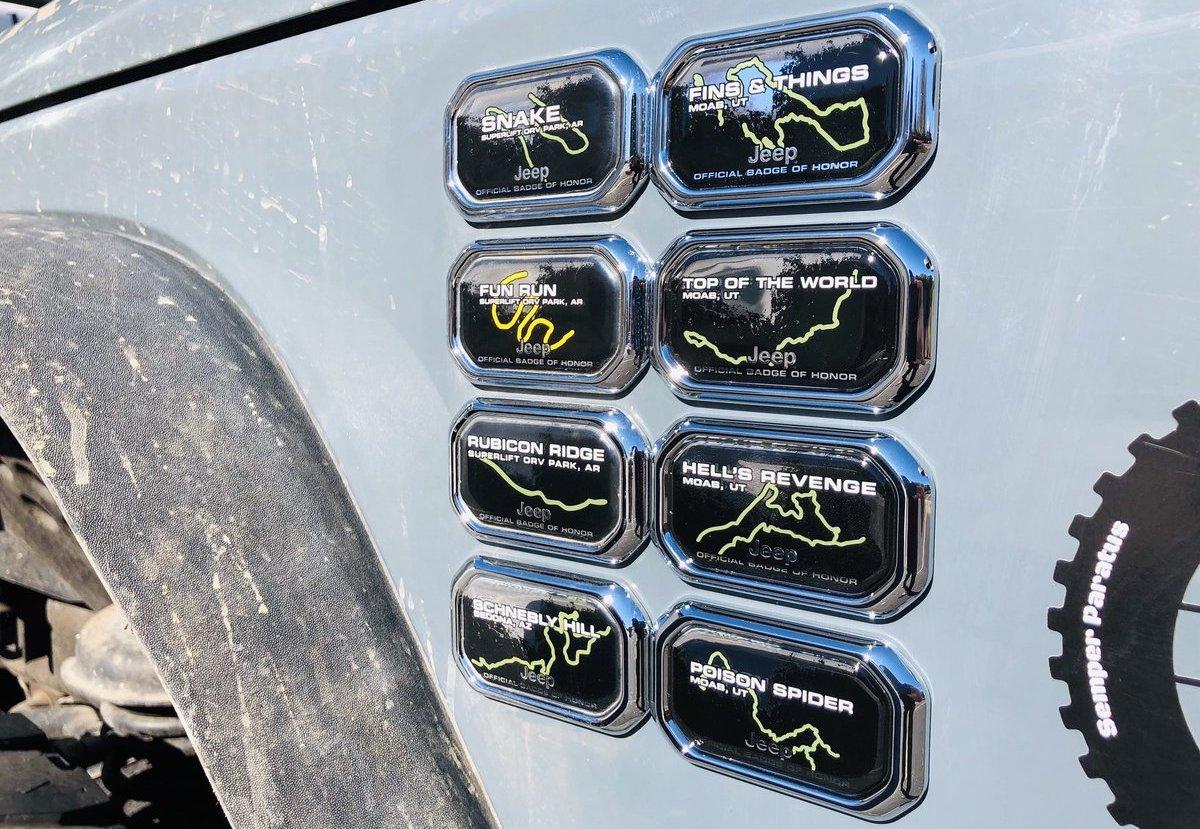 Jeep Gladiator Jeep Expands Badge of Honor Mobile App With 7 New Trails Jeep Badges of Honor