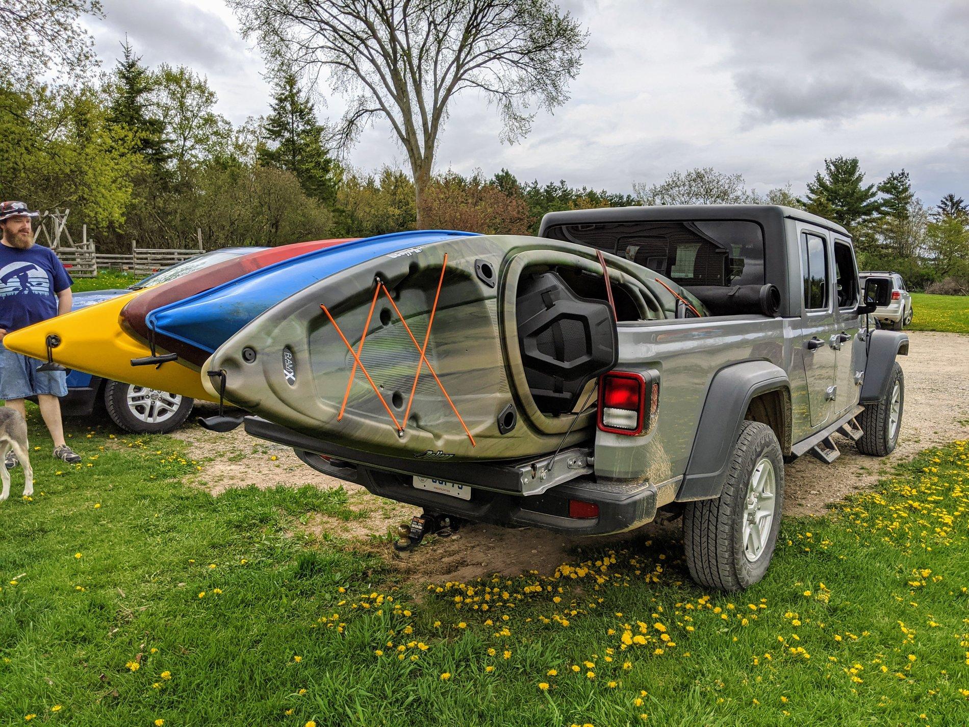 Jeep Gladiator Bed rack/storage for kayaks IMG_20200523_112500