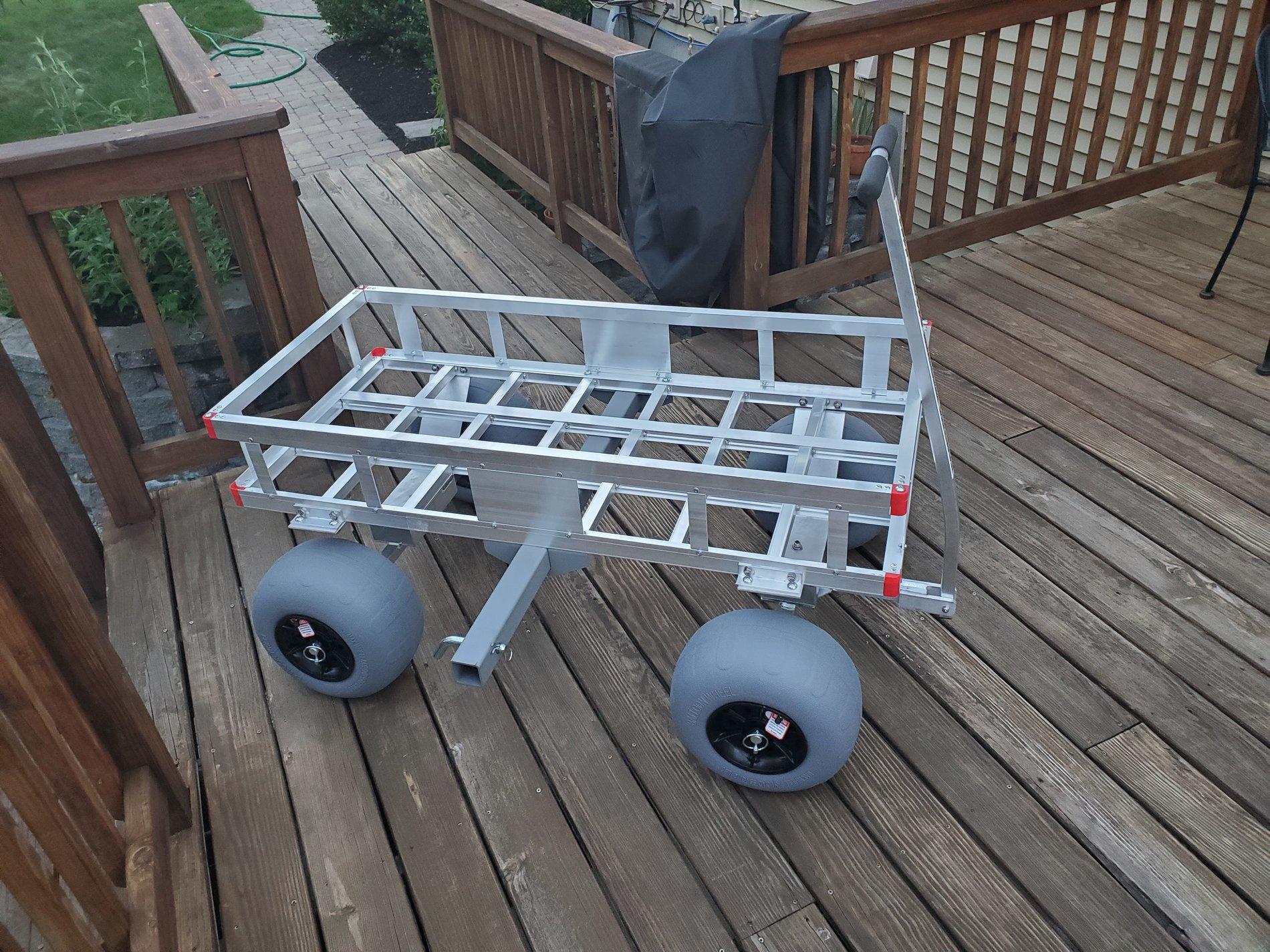 Jeep Gladiator Beach cart - Bed Topper - Hitch Mount 20200626_202537