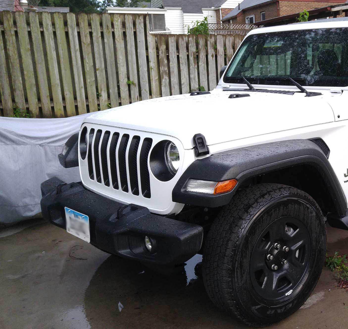 Jeep Gladiator Vinyl wrapped grill? wrapped grill 2