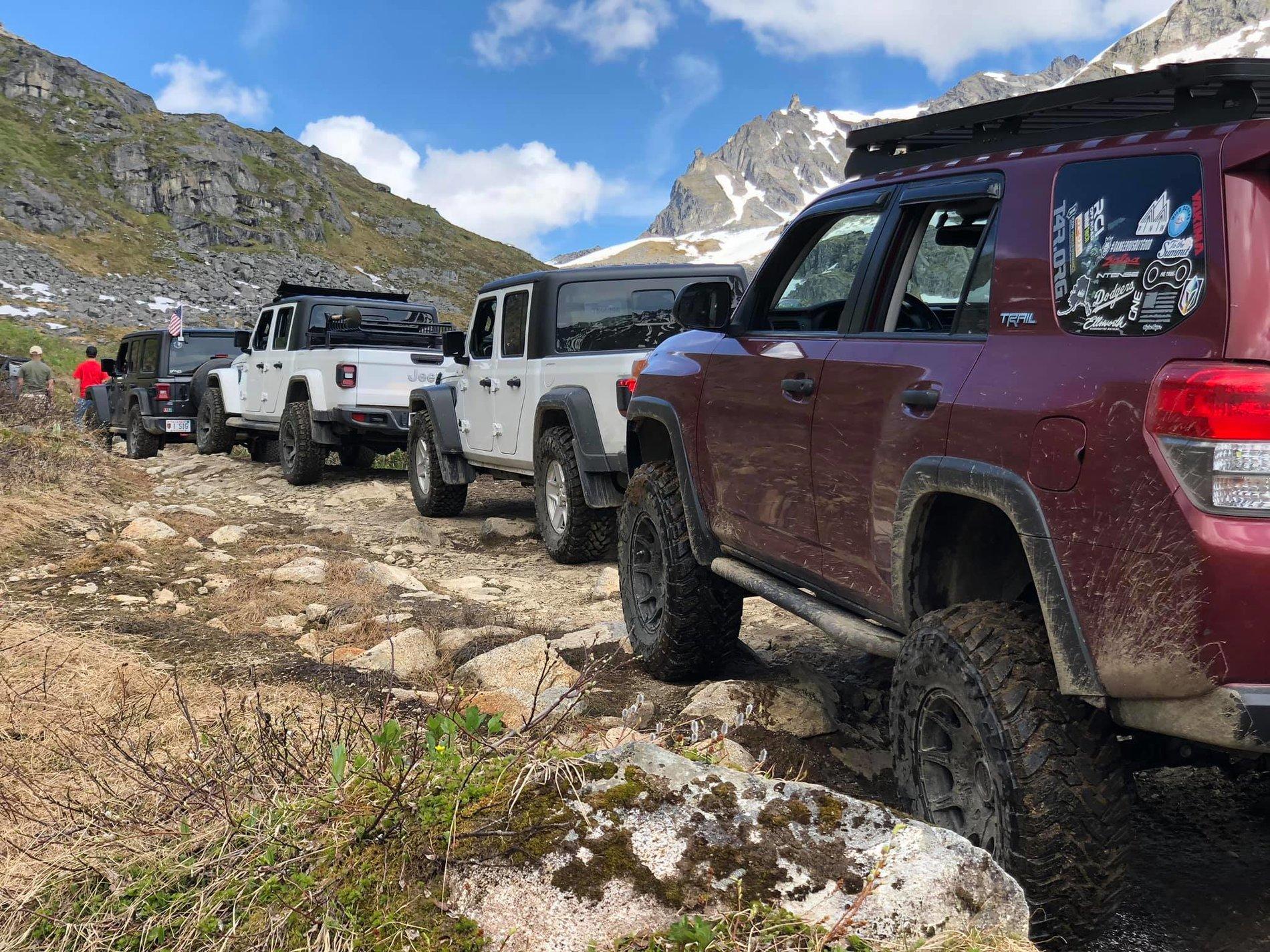 Jeep Gladiator Where did you WHEEL your Gladiator today? line up off road