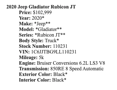 Jeep Gladiator I am not judging...ok, I am... Screen Shot 2020-07-01 at 3.33.22 PM