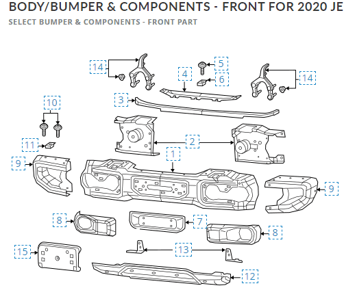 Jeep Gladiator Bumper parts needed? - from Plastic to Steel 1593635724278