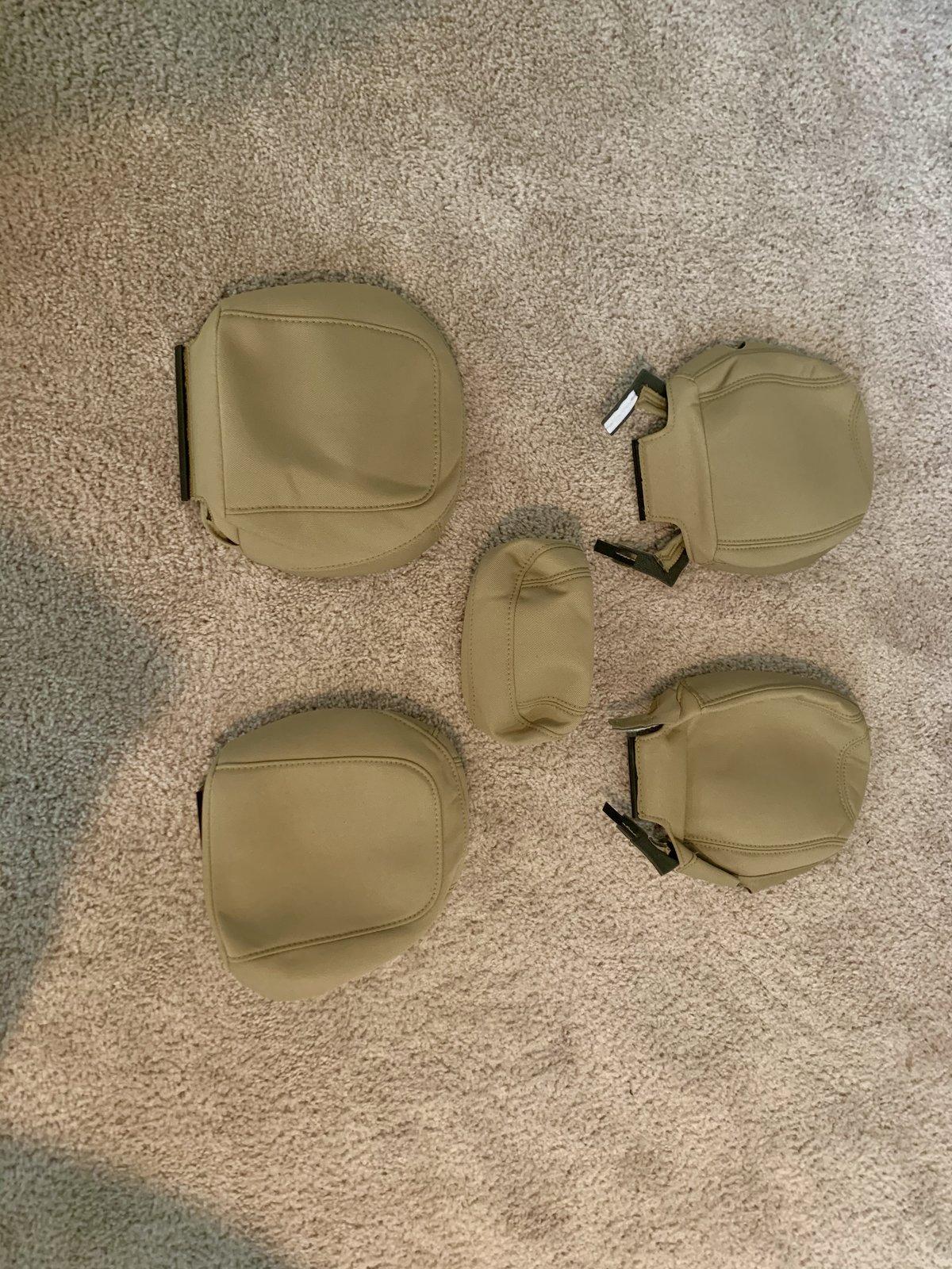 Jeep Gladiator Tan Cloth Factory Seats IMG_6385
