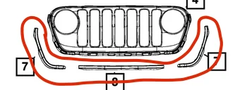 Jeep Gladiator WTB: Rubicon Grill trim 3910ee366d29f4e6ac326a948f20ee88