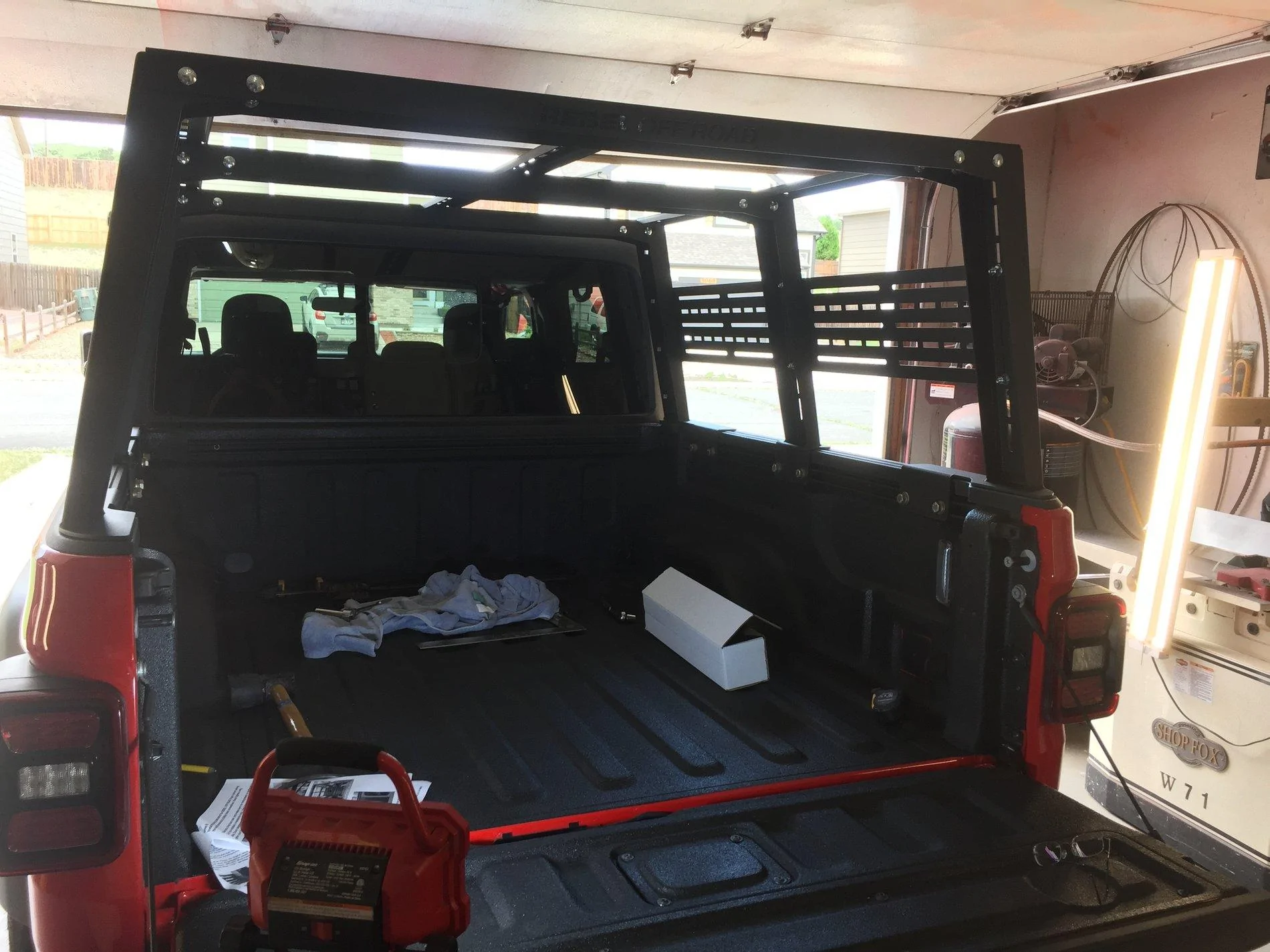 Jeep Gladiator Installed Rebel Off Road Bed Rack 014