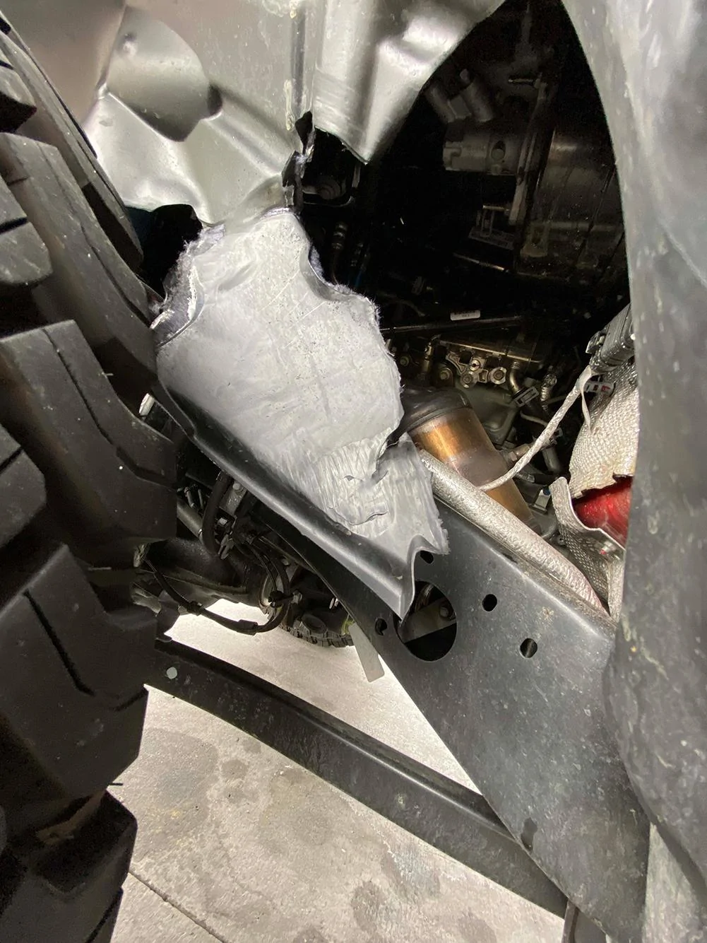 Jeep Gladiator Flimsy Front Inner Fenders IMG_4269