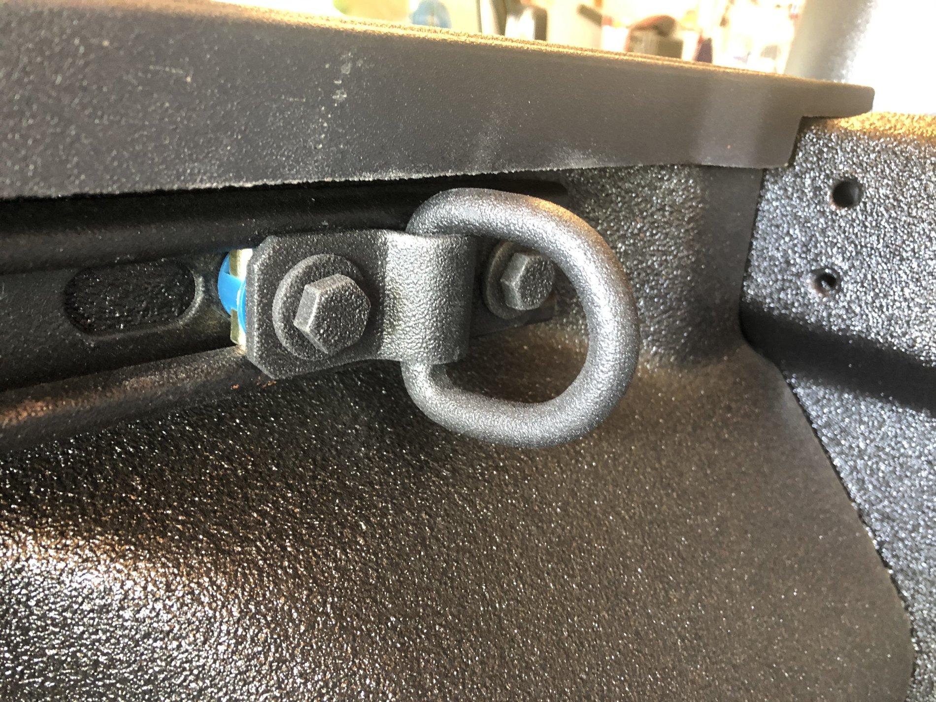 Jeep Gladiator Anyone Have the Part Number or Availability of the D-ring Assembly Forward Lower Bed Corners. 27385FA2-B403-45E0-90A1-B012E51F8EE6