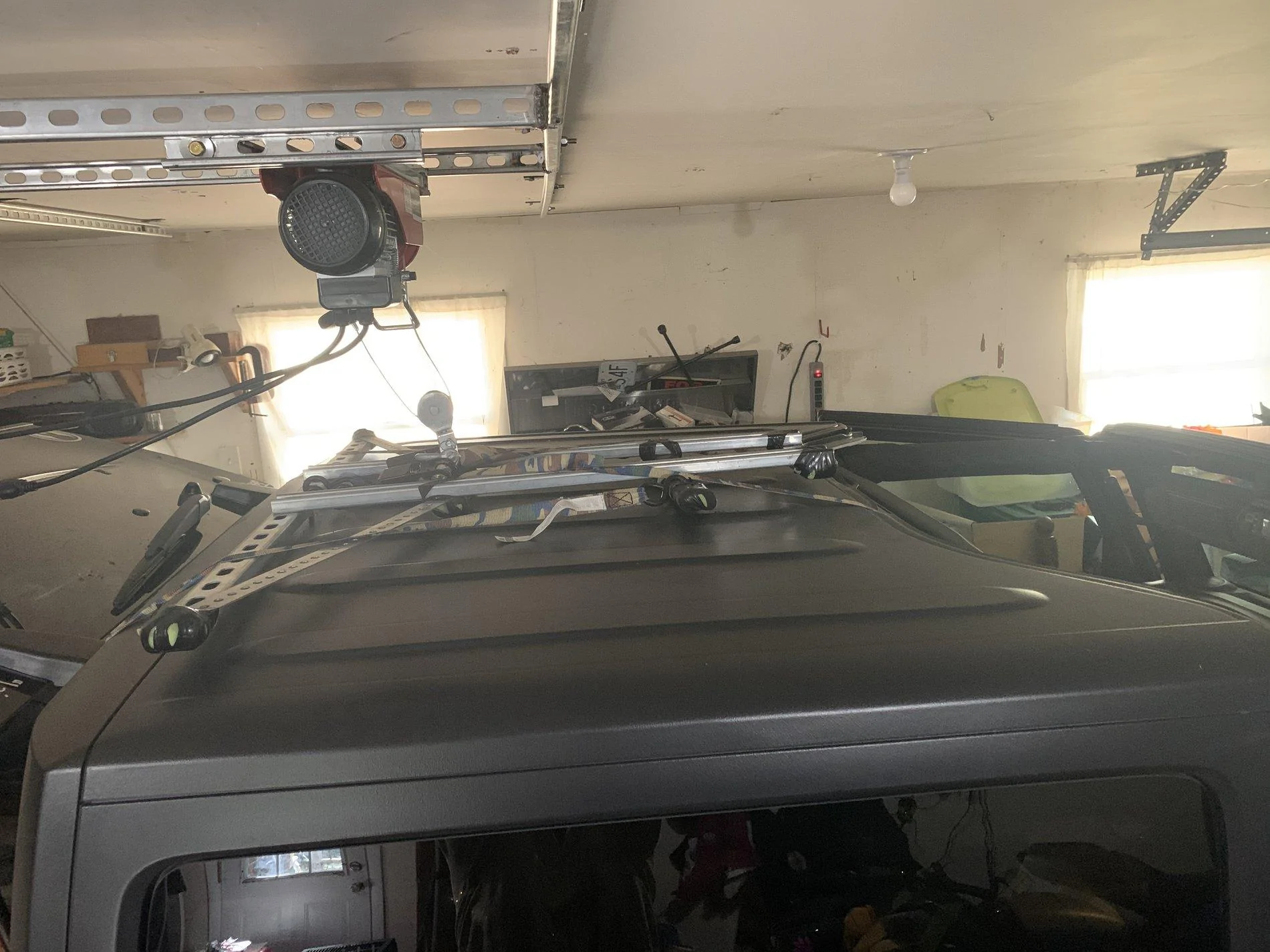 Jeep Gladiator Hanging Gladiator roof from garage ceiling joists? 19DC91D9-C183-418E-BF2A-B36EE698E163