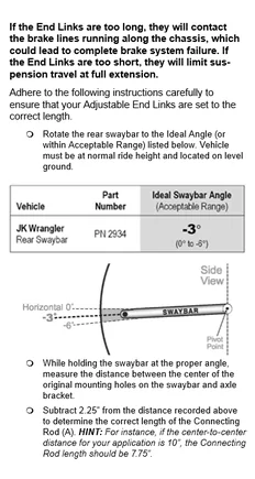 Jeep Gladiator Rear sway bar end links how long 7227E50D-A064-481B-9ECF-21942180A765