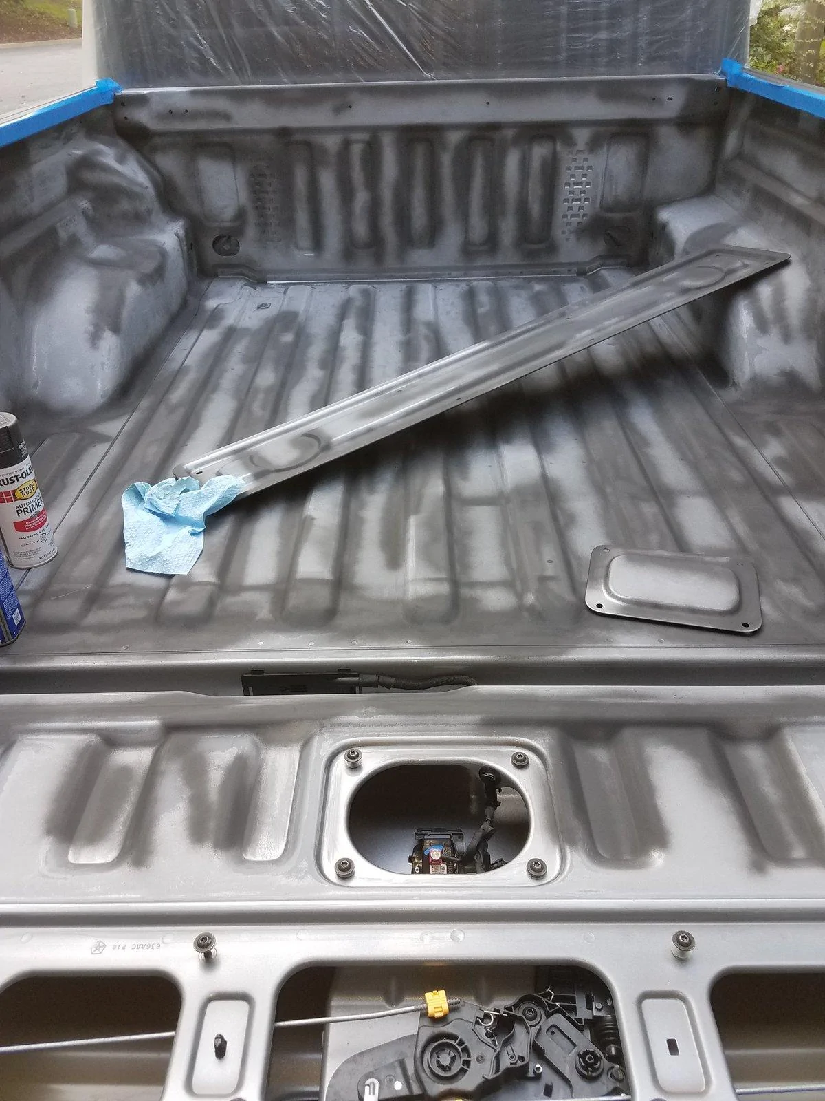 Jeep Gladiator Raptor Liner bedliner install 20200705_075446